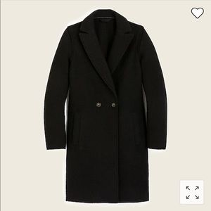 Jcrew Daphne topcoat in Italian boiled wool, 0